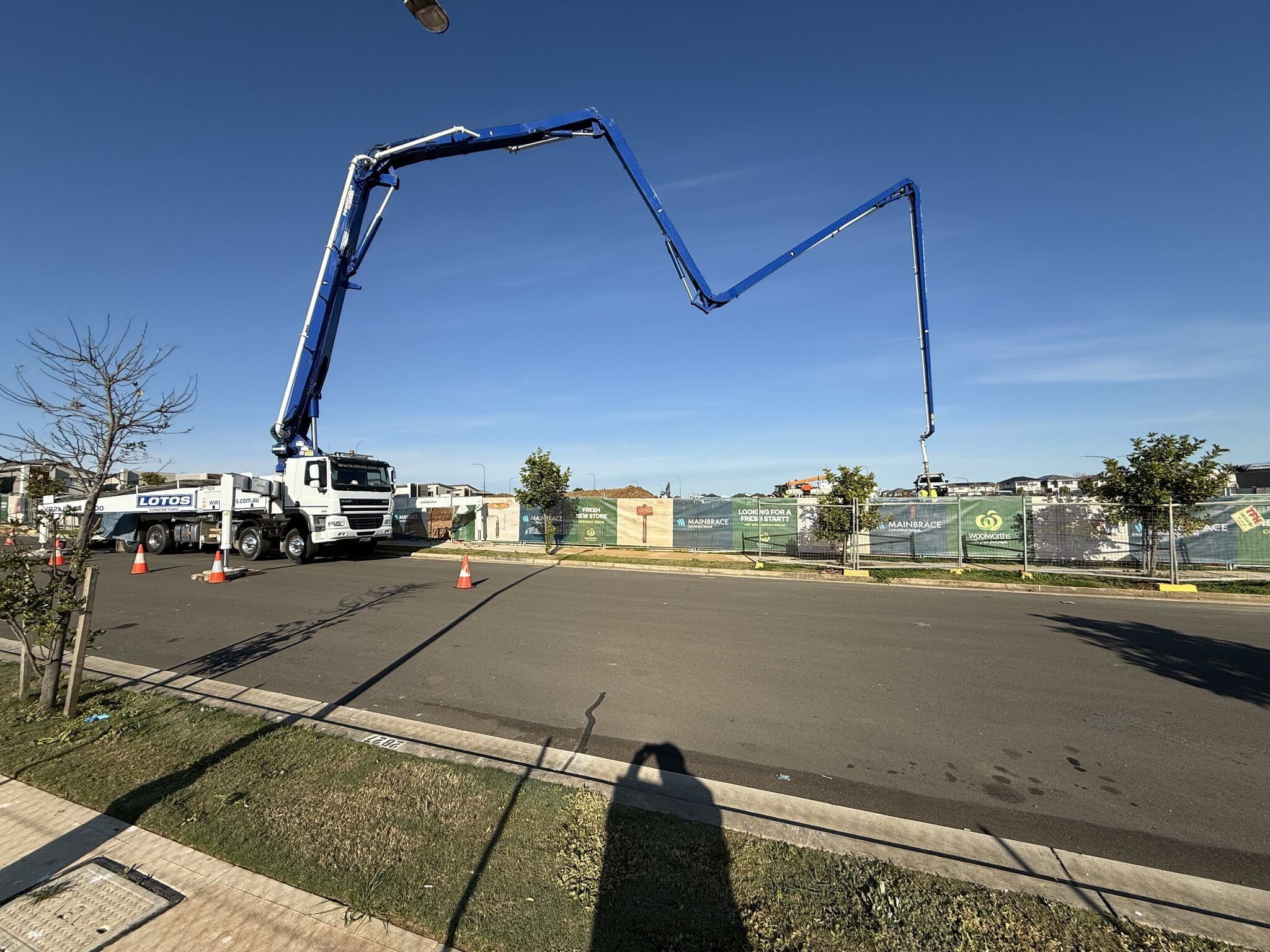 Below-ground works at the Melonba Woolworths Shopping Village